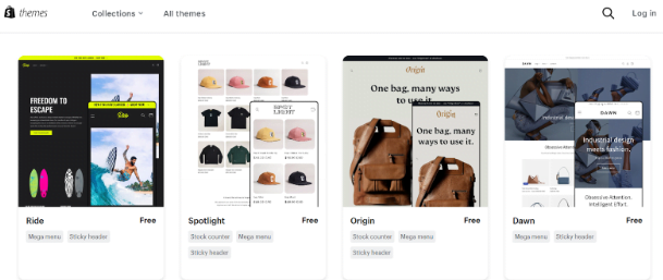 Shopify Standard Themes